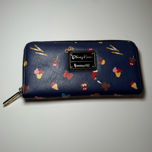 Disney Handbags - Disney food snacks Loungefly wallet RARE